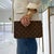Brown Louis Vuitton Monogram Canvas Neverfull Pochette Wristlet Clutch Bag For Sale - Image 8 of 8