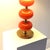 Fantastic lamp with a fantastic light from the original warm orange shade. Glass spheres in mint condition. A little...