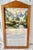Brown Vintage Arched Top Medium Toned Wood Wall Calendar Frame Holder. For Sale - Image 8 of 8