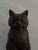 Beautiful large doorstop of figural sitting cat. By Hubley, circa 1930s. Made of cast iron. Heavy and substantial.