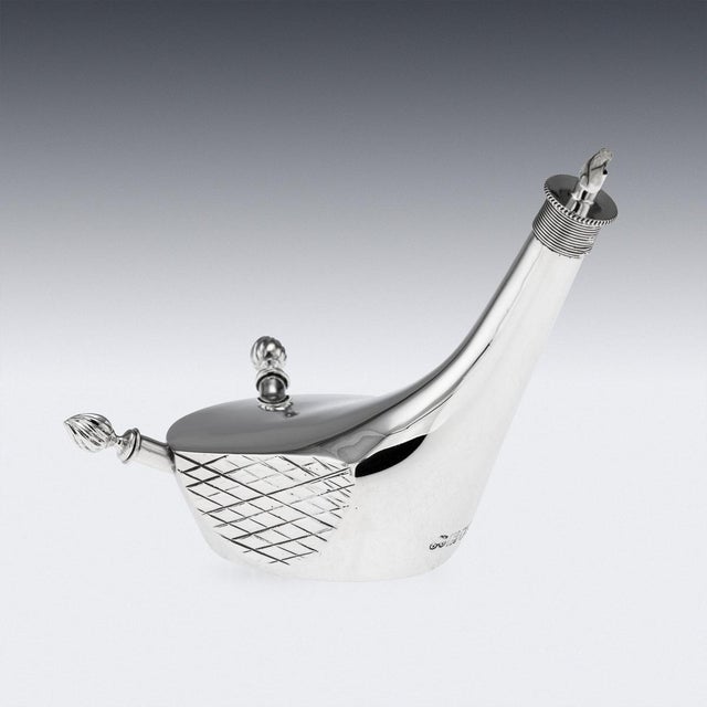 Antique 20th Century Silver Golf Driver Cigar Table Lighter, London, 1913 For Sale - Image 6 of 18