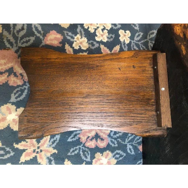 1970s Mid Century Trunk Wood Ree Edge Cocktail Coffee Table Bench For Sale - Image 10 of 14