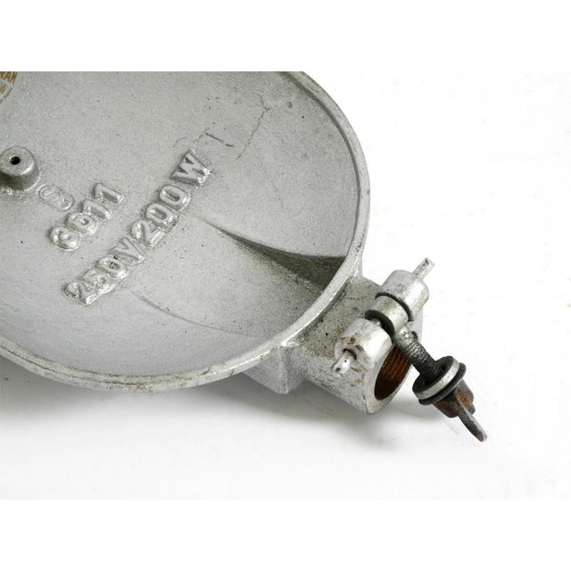 Large Vintage Factory Lamp in Cast Aluminum and Glass, 1950s For Sale - Image 17 of 18