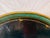 Vintage Hollywood Regency Style Hand-Painted Papier-Mâché Oval Tray on Faux Bamboo Stand For Sale - Image 4 of 11