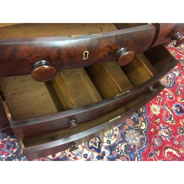 Antique Dresser, Mahogany Marble Dresser, Empire Period Furniture For Sale - Image 9 of 11