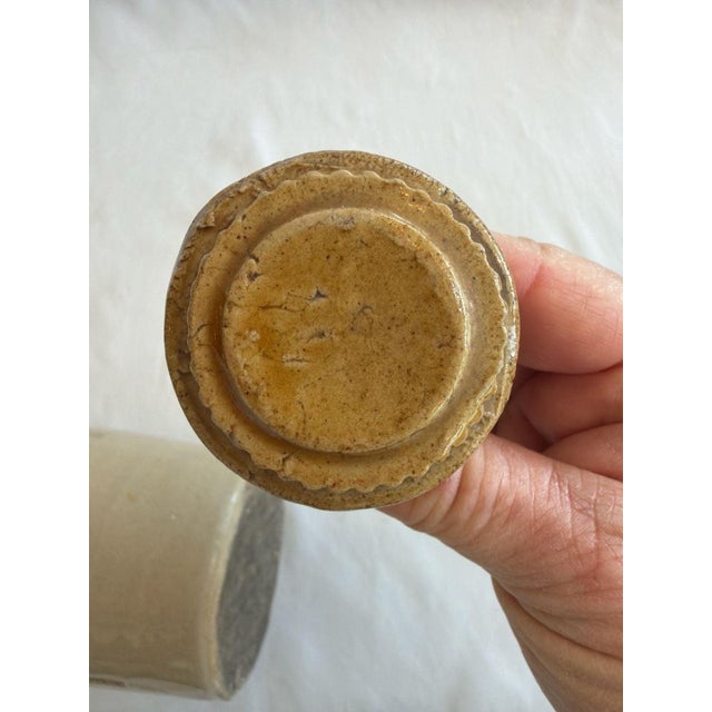 Antique Stoneware Hot Water Bottle Foot and Bed Warmer Pottery For Sale - Image 9 of 10