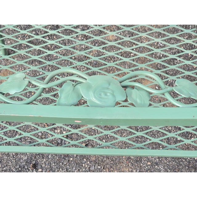 1950s 1950s Woodard Outdoor Patio End Table Bases - Set of 2 For Sale - Image 5 of 8