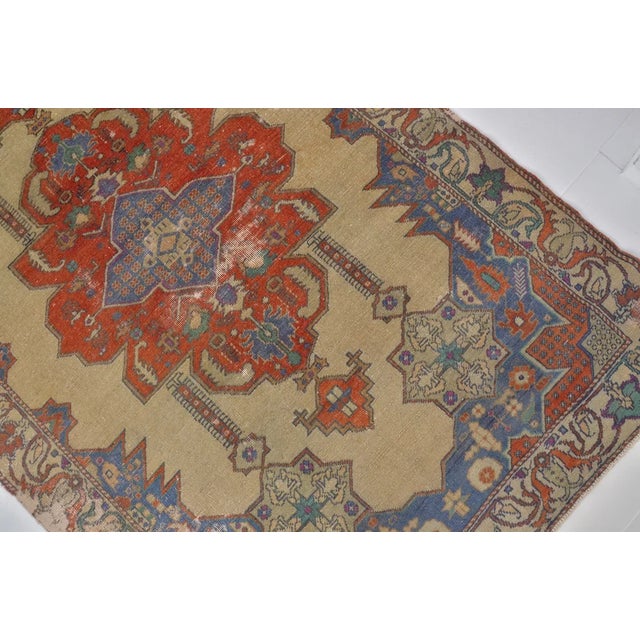Vintage Anatolian Floral Rug For Sale - Image 10 of 10