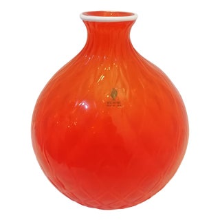 Balloton Vase in Murano Glass from Venini, Italy, 1981 For Sale