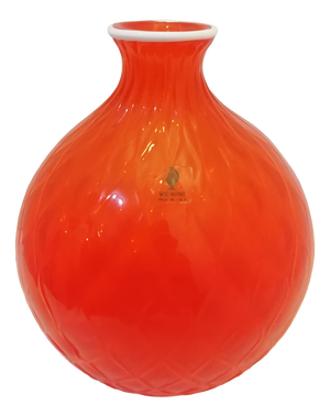 Balloton Vase in Murano Glass from Venini, Italy, 1981