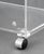 Plastic Modern Clear Acrylic "Waterfall" Rolling Bar Cart For Sale - Image 7 of 8