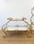 Vintage 1960s Italian Gold Gilt Curvy Tiered 2pc Etagere Shelf For Sale - Image 15 of 17