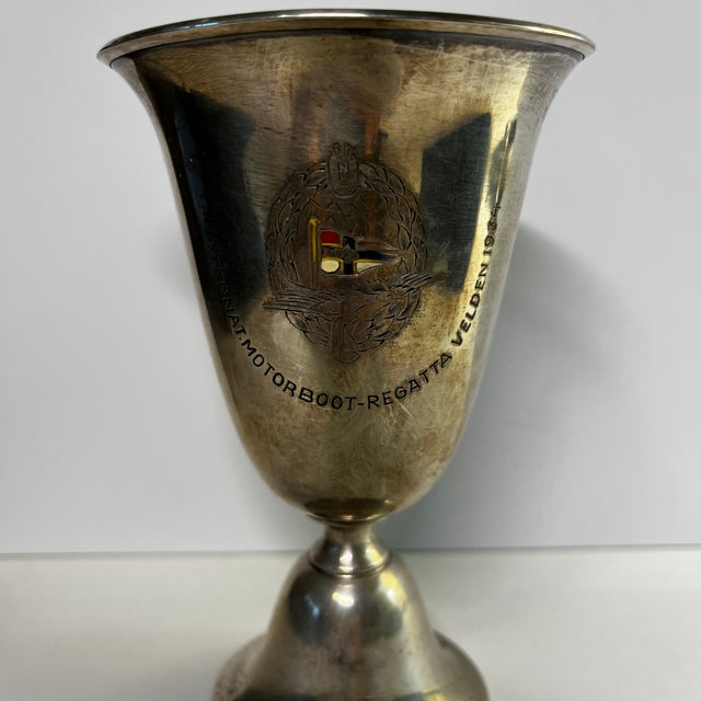 Vintage 1934 Sterling Silver Austrian Racing Trophy For Sale In New York - Image 6 of 8