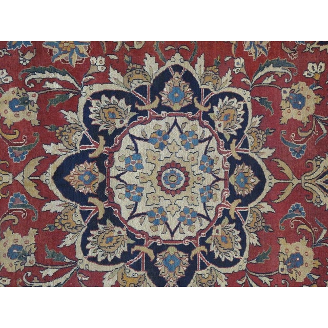 Antique N.East Persian Dorokhsh Rug , 8'4 X 10' For Sale In New York - Image 6 of 8