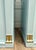 Pair of Antique Neoclassical Pedestal Cabinets in Robin’s Egg Blue With Gilt Trim, Refinished For Sale - Image 13 of 17