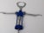 Vintage Blue Silver Italian Corkscrew Bottle Opener For Sale In Minneapolis - Image 6 of 11