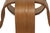 Mid-Century Modern Chestnut Wood and Glass Coffee Table, Medium Brown, 45" - Square by Oggetti For Sale - Image 3 of 3