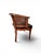 Traditional Three Vintage Cane Back Club Chairs and Fluted Pedestal Round Table For Sale - Image 3 of 6