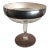 Dorothy Thorpe Silver Banded Rim Pedestal Candy Dish For Sale