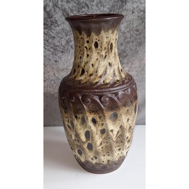 1970s Vintage Ceramic Vase by Carsens Tönniehof, 1970s For Sale - Image 5 of 5