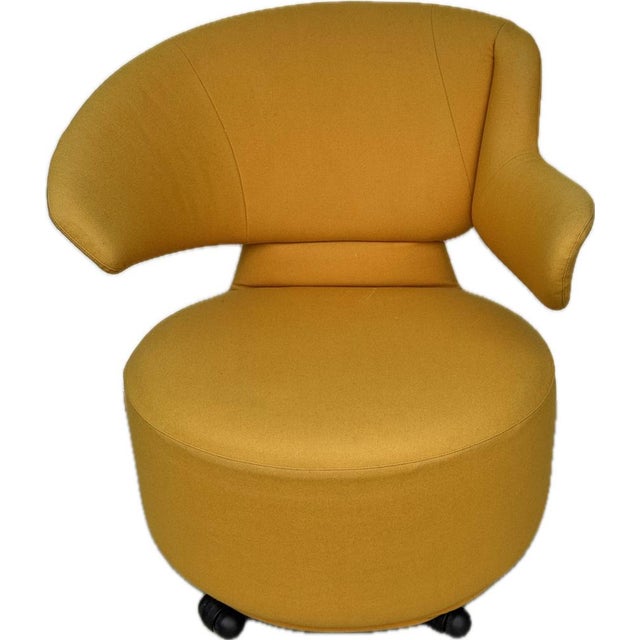 Textile Canta K06 Aki Biki Swivel Chair by Toshiyuki Kita for Cassina For Sale - Image 7 of 7