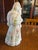 Mid-Century Modern 1990s Fenton Burmese Uranium Glass Santa For Sale - Image 3 of 7