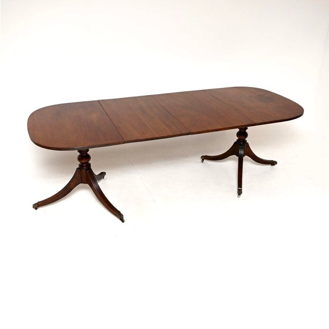 Antique Regency Extending Dining Table, 1900 For Sale - Image 9 of 9