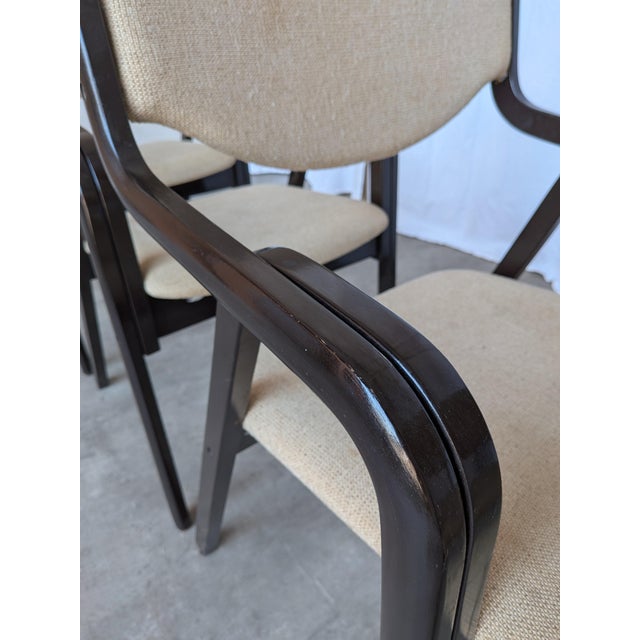 Vintage Bentwood Dining Chairs, 1970s, Set of 4 For Sale - Image 9 of 18