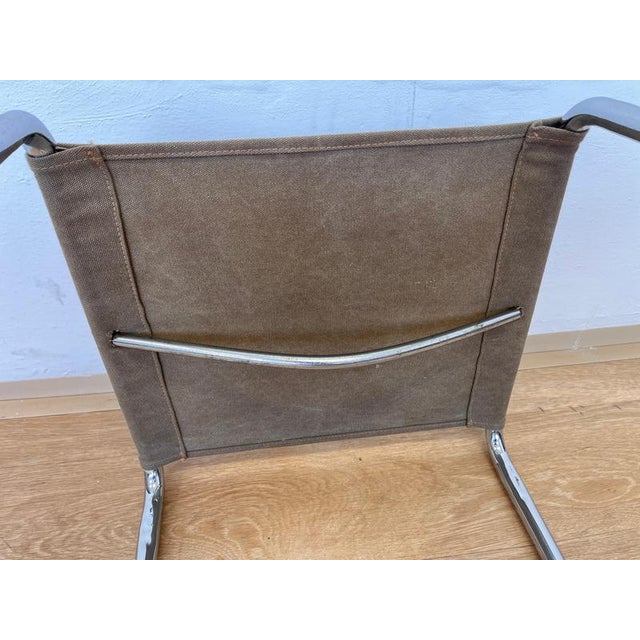 Bauhaus Tubular Chrome Steel B8 Stool attributed to Marcel Breuer for Thonet, 1930s For Sale - Image 6 of 10