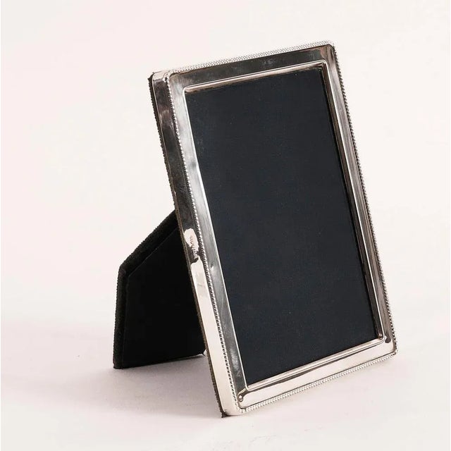 Vintage Sterling Silver Photo Frame from RBB Sheffield, 1990 For Sale - Image 4 of 10