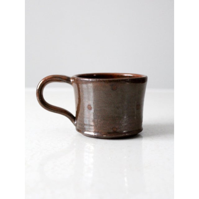 Vintage Studio Pottery Mug For Sale - Image 4 of 8