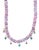 Pink Rhodochrosite Rondelle Fringe Necklace With Pink Spinel, Emeralds & 14k Gold For Sale - Image 8 of 12
