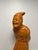 Vintage Chinese Hand Carved Wooden Figurine of Ji Gong The Legendary Crazy Monk Aprox. dimensions: 10 3/4"H x 4"W Good...