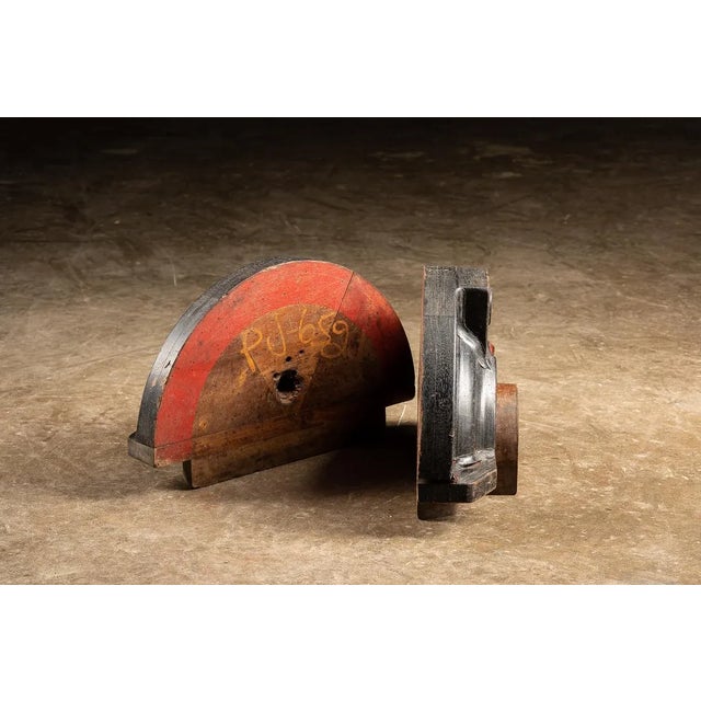 1930s Vintage Foundry Mold Bookends - a Pair For Sale - Image 5 of 7