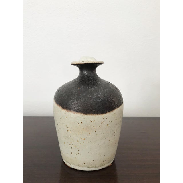 Modern Italian Stoneware Vase by Bruno Gambone, 1960s For Sale - Image 3 of 6