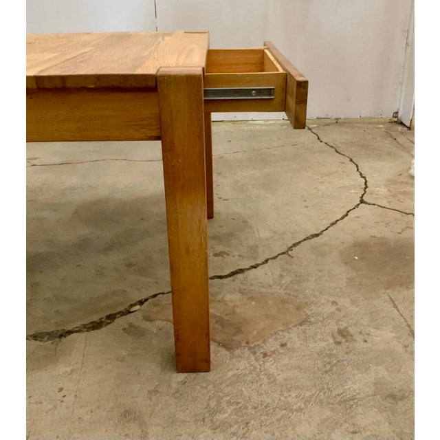 Danish Pine Square Coffee Table W/ Drawer Manner of Jens Lyngsoe, 1970's For Sale - Image 13 of 18