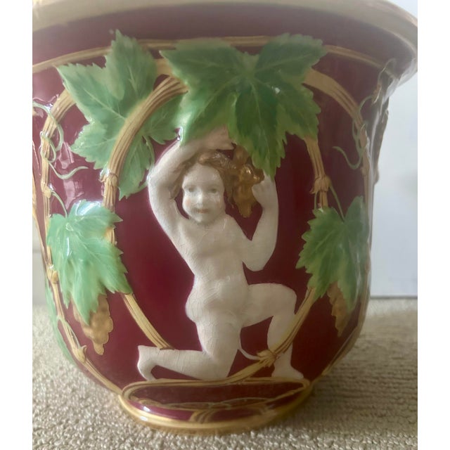 Vintage Neoclassical Planters, a Pair For Sale - Image 9 of 11