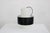1950s Pendant Light inSatin Glass with Black Painted Aluminum Ring from Stilnovo, 1950s For Sale - Image 5 of 15