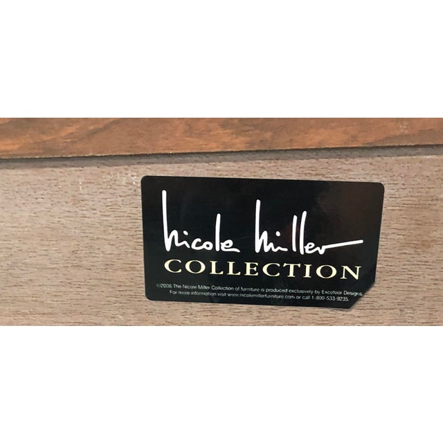 Brown Italian Contemporary Credenza, Modern Sideboard by Nicole Miller For Sale - Image 8 of 9
