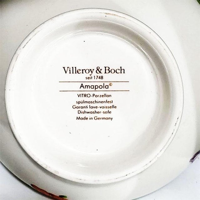 1980s Large Villeroy & Boch Amopola Serving Bowl - Made in West Germany For Sale - Image 5 of 6