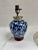 Vintage Chinoiserie Ginger Jar Shaped Blue & White Table Lamp For Sale - Image 9 of 10