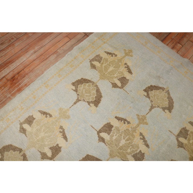Early 21st Century Arts Crafts Inspired Turkish Rug - 8' x 9'8" For Sale - Image 11 of 12