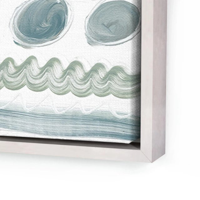 DESCRIPTION: Visoges Palm by Haley Mathewes in White Frame, Small Art Print on Canvas SPECIFICATIONS: Type: Giclée Art...