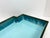 Japanese Mid 20th Century Glazed Ceramic Ikebana Tray With Interlocking Squares Form For Sale - Image 10 of 11