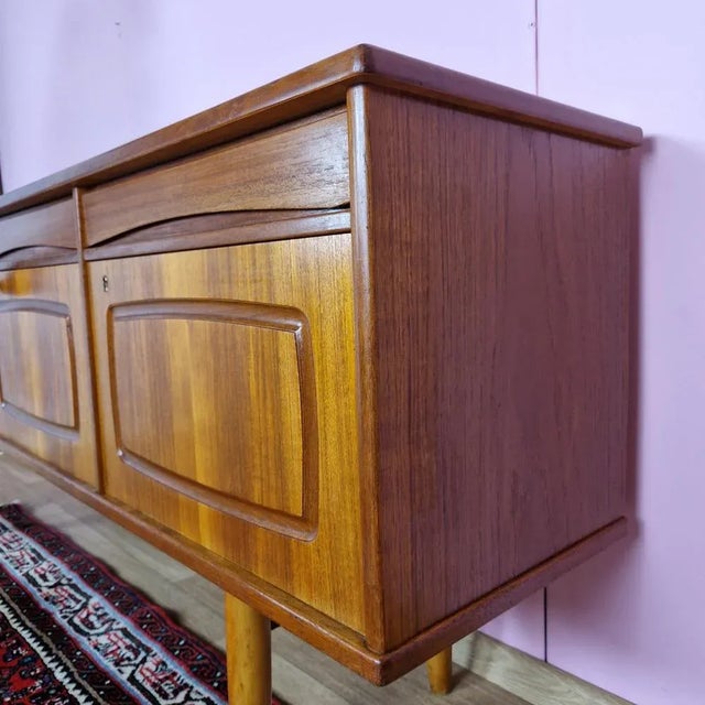 Brown Mid-Century Teak Sideboard from Brodrene Sorheim Nettsun, 1960s For Sale - Image 8 of 12