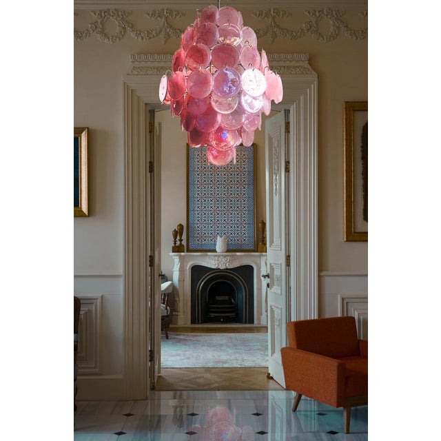 Vintage Italian Murano Chandeliers, 2000s, Set of 2 For Sale - Image 9 of 17
