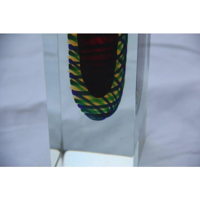 Small Square Murano Glass Vase, 1960s For Sale - Image 6 of 8