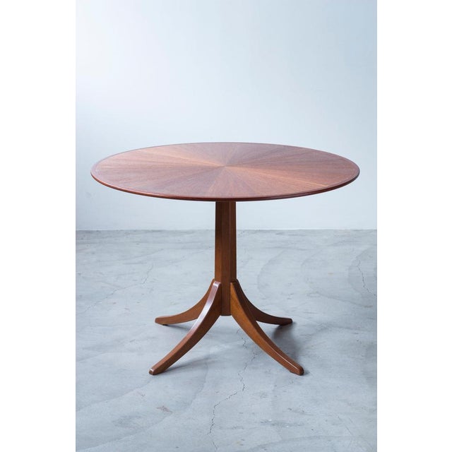 Small dining or entry table attributed to Carl-Axel Acking. Made by master cabinetmaker Torsten Schollin. Made from...