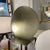 Globular Lamp in Frosted Gray Glass, 1980s For Sale - Image 4 of 5