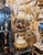 French French Porcelain Vase With Romantic Scene & Gold Gilt Bronze Mounts For Sale - Image 3 of 3
